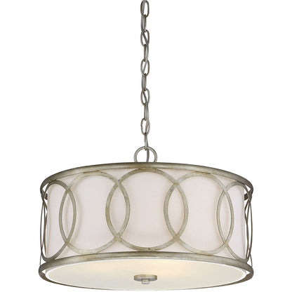 Meridian Lite Trends 3-Light Pendant in Argentum M10032ARG