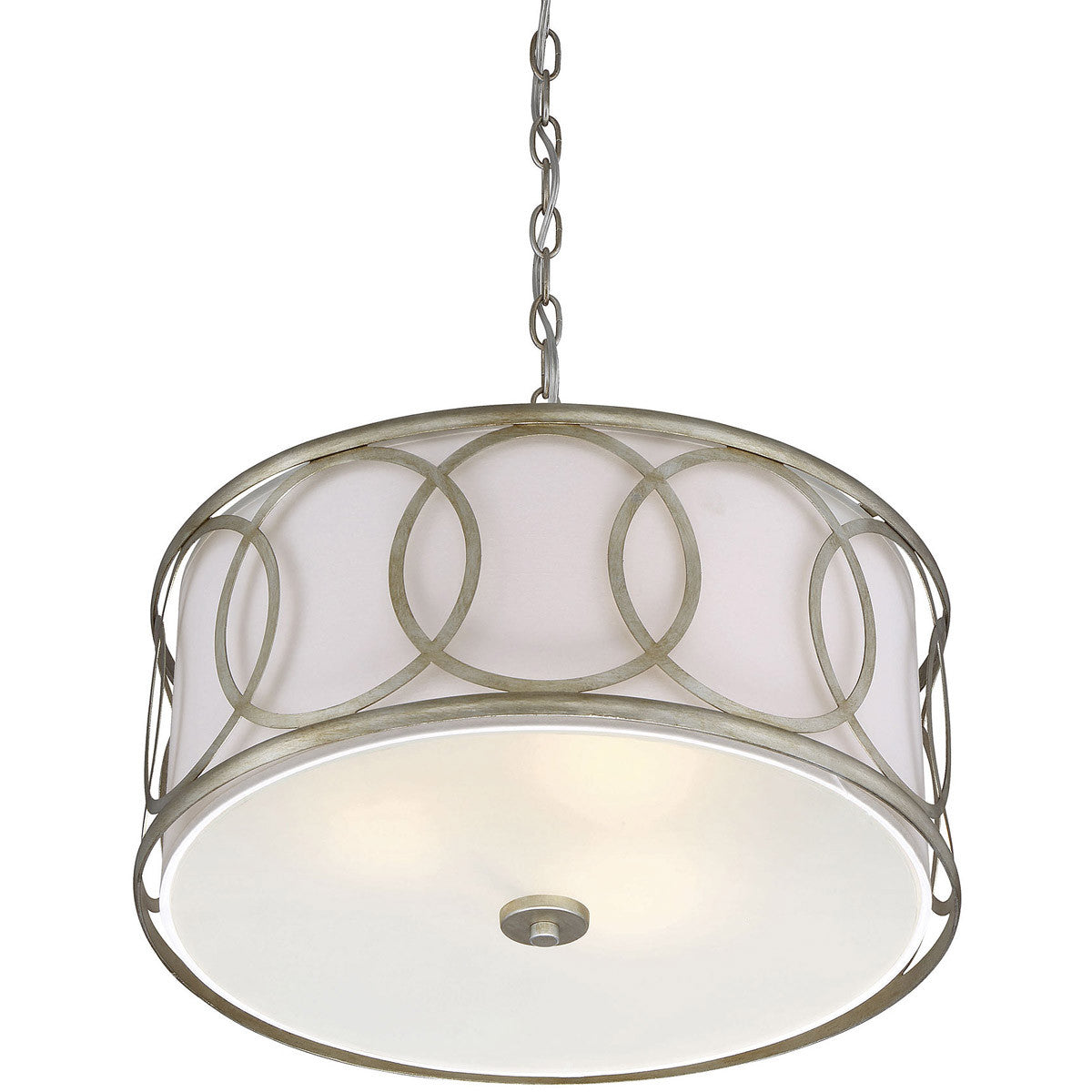 Meridian Lite Trends 3-Light Pendant in Argentum M10032ARG