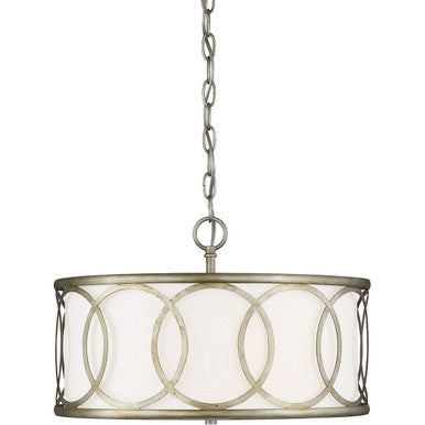 Meridian Lite Trends 3-Light Pendant in Argentum M10032ARG