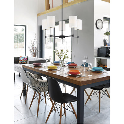 Meridian Lite Trends 5-Light Chandelier in Matte Black M10067MBK