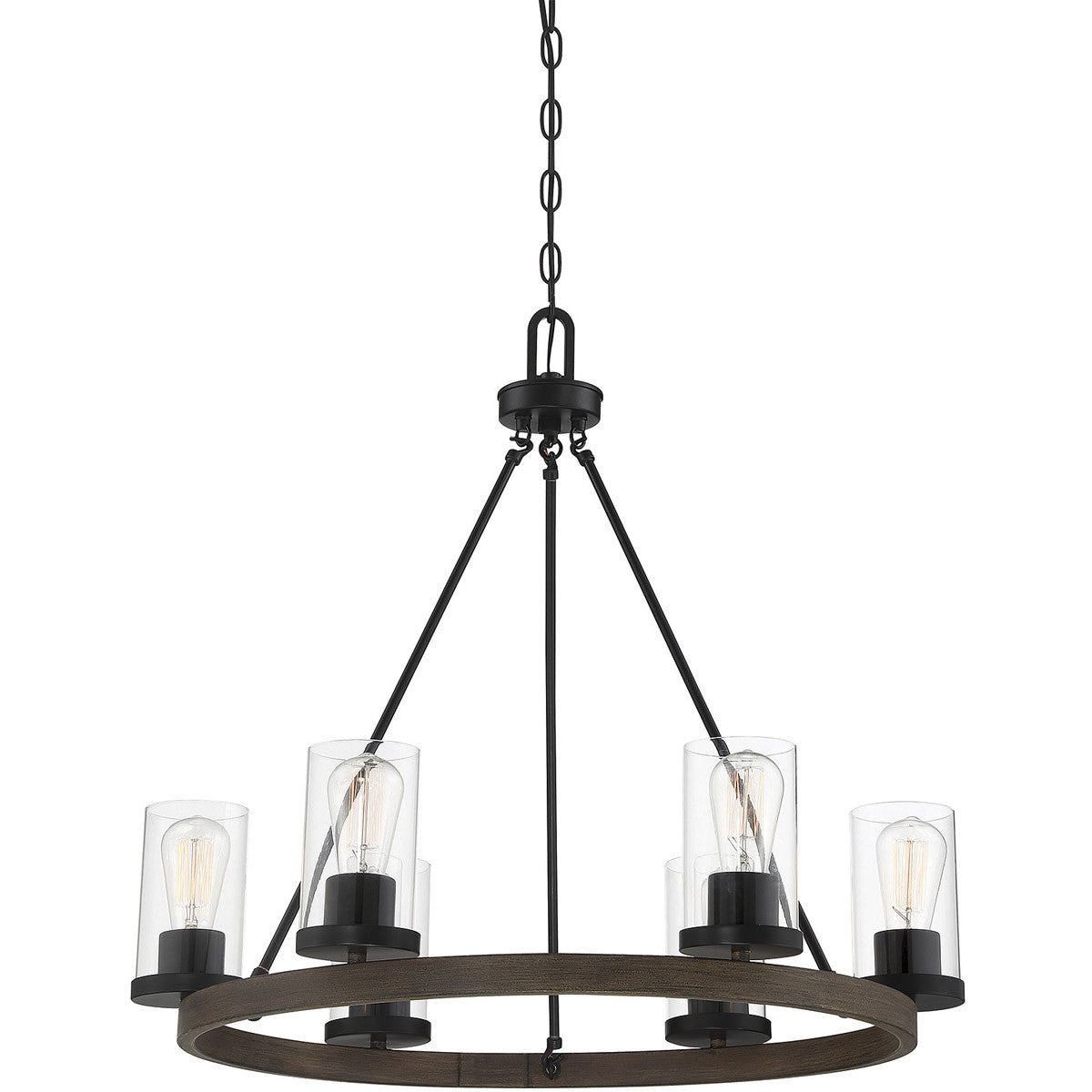 Meridian Lite Trends 6-Light Chandelier in Remington M10070DG