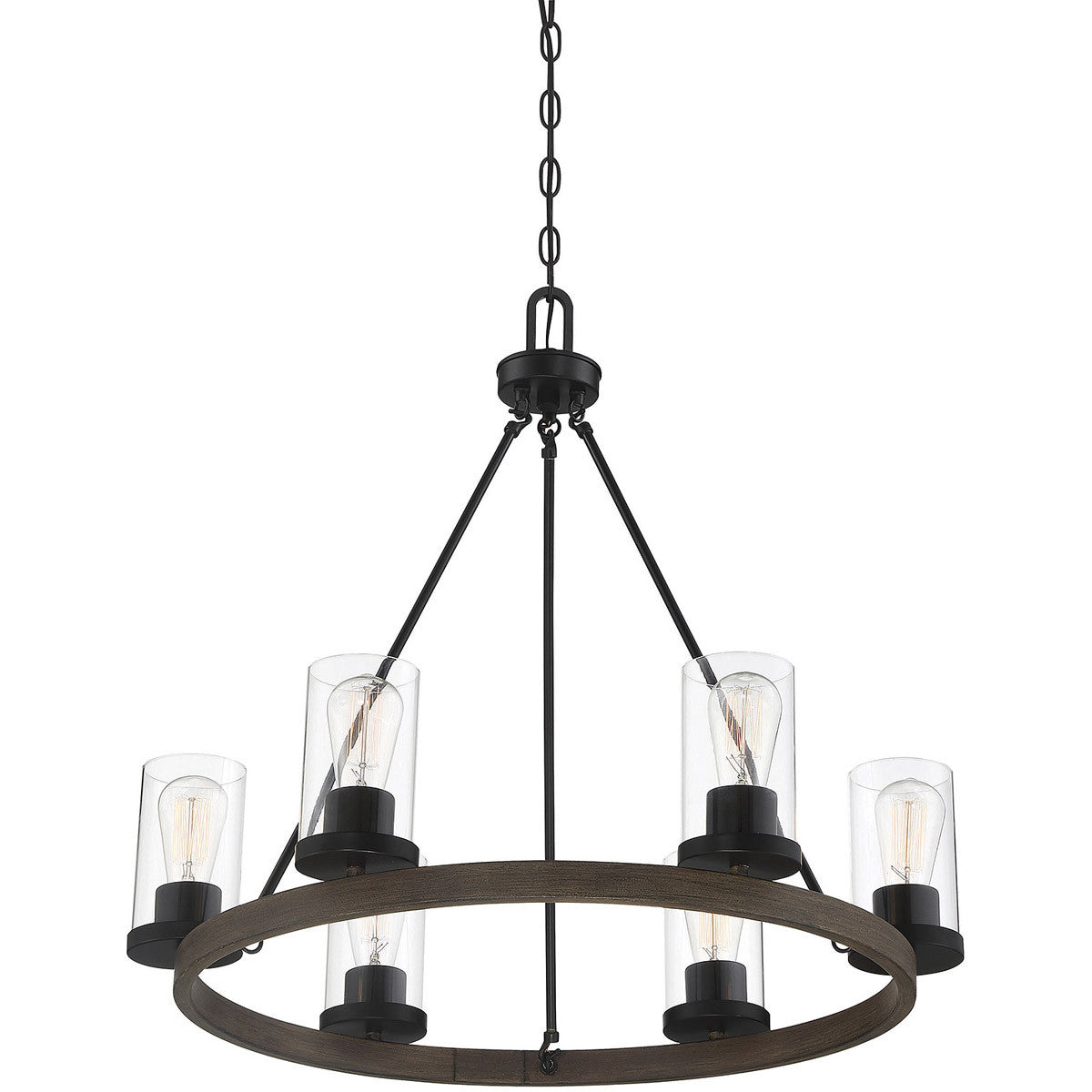 Meridian Lite Trends 6-Light Chandelier in Remington M10070DG