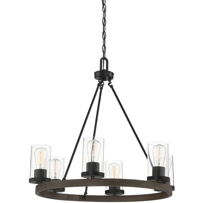 Meridian Lite Trends 6-Light Chandelier in Remington M10070DG