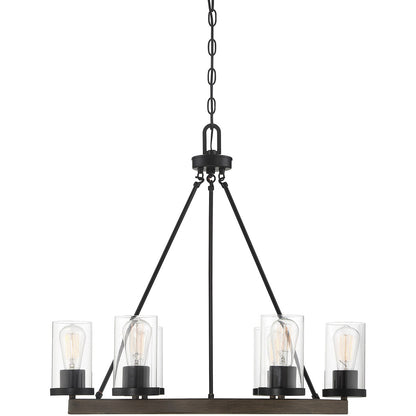 Meridian 6-Light Chandelier in Remington M10070DG