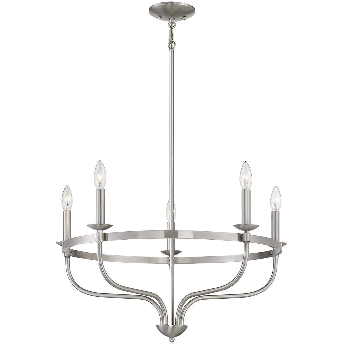 Meridian 5-Light Chandelier in Brushed Nickel M10087BN