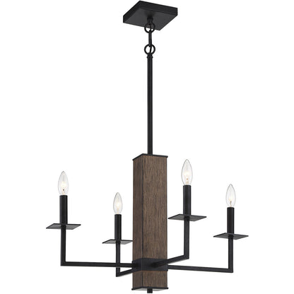 Meridian Lite Trends 4-Light Chandelier in Remington M10089DG