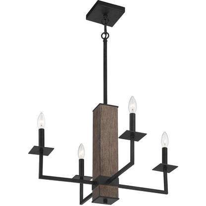 Meridian Lite Trends 4-Light Chandelier in Remington M10089DG