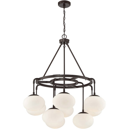 Meridian Lite Trends 9-Light Chandelier in Oil Rubbed Bronze M10098ORB