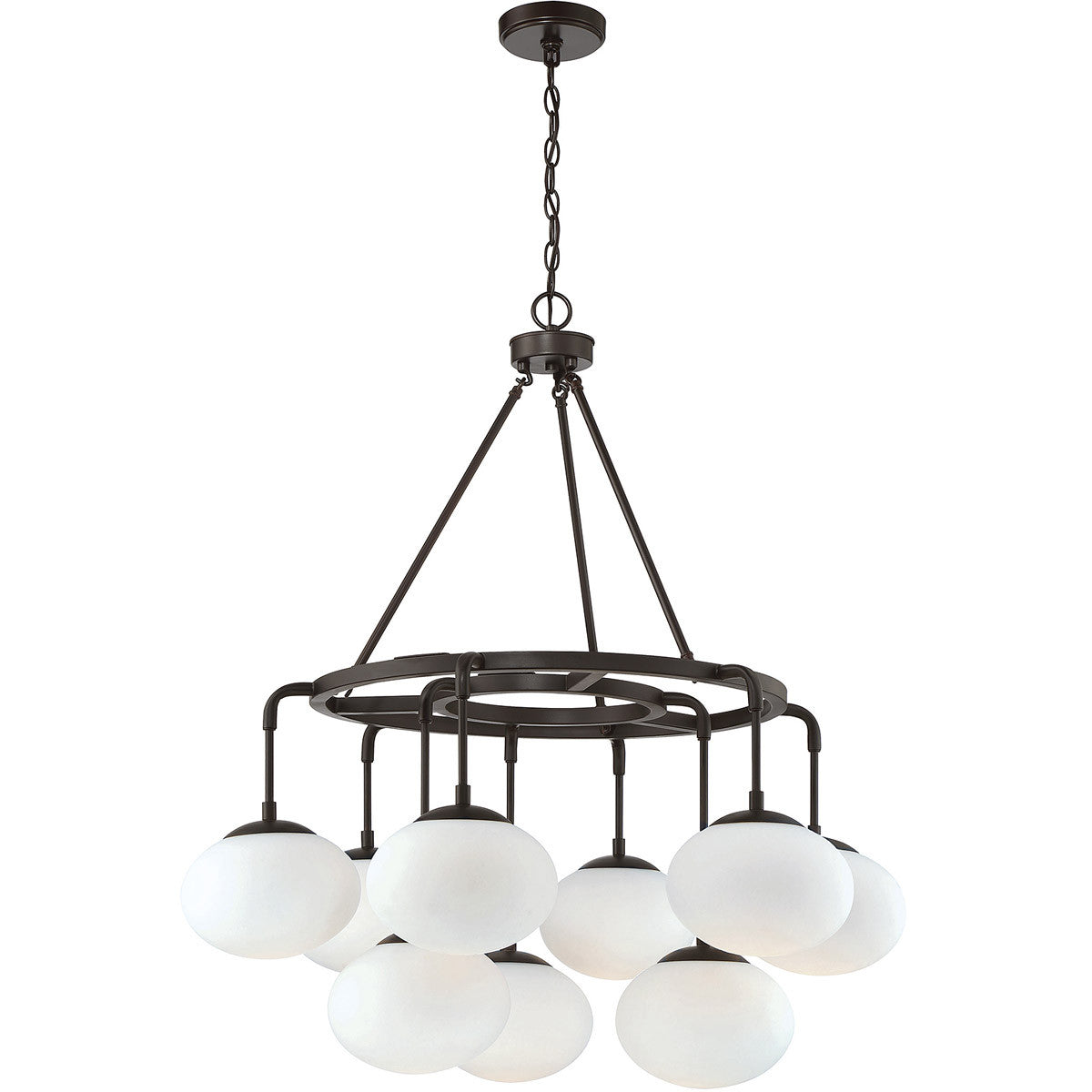 Meridian 9-Light Chandelier in Oil Rubbed Bronze M10098ORB