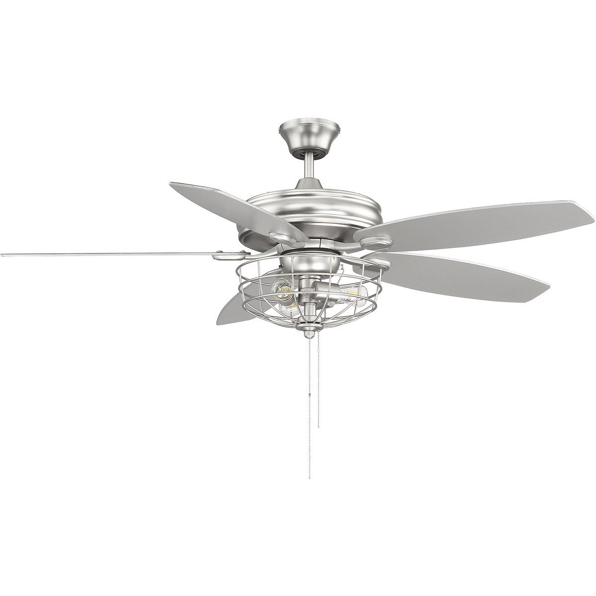 Meridian 52" 3-Light Ceiling Fan in Brushed Nickel M2006BN