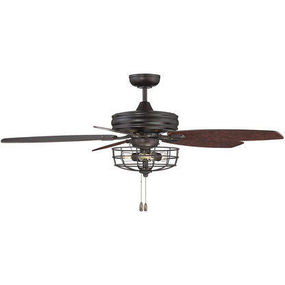 Meridian Lite Trends 52" 3-Light Ceiling Fan in Oil Rubbed Bronze M2006ORB