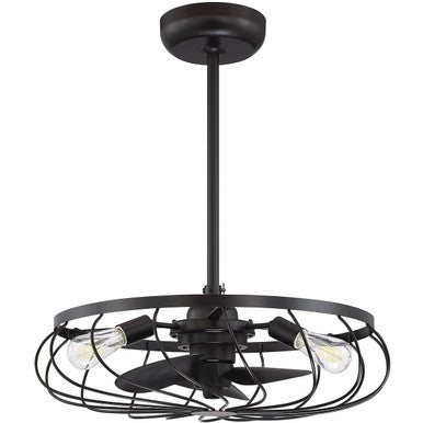 Meridian Lite Trends 14" 3-Light Fan D'Lier in Oil Rubbed Bronze M2008ORB