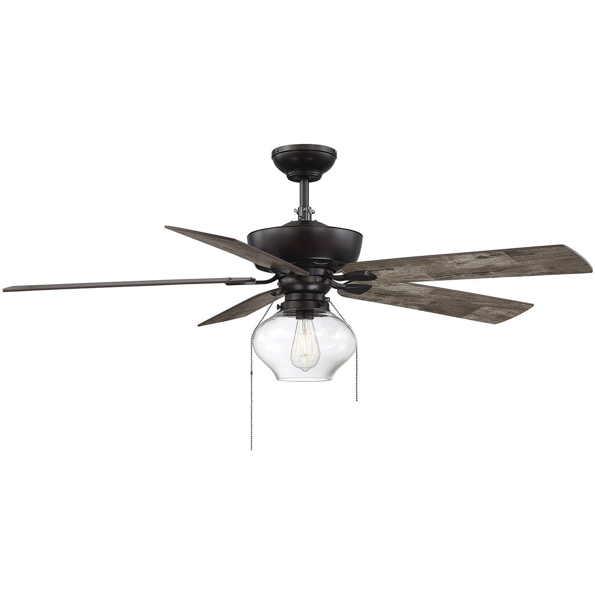 Meridian 52" 1-Light Ceiling Fan in Oil Rubbed Bronze M2009ORB