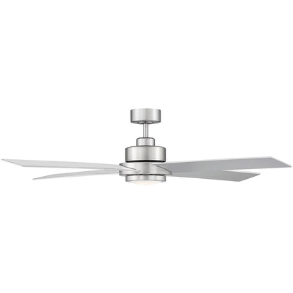 Meridian Lite Trends 56" LED Ceiling Fan in Brushed Nickel M2011BNRV