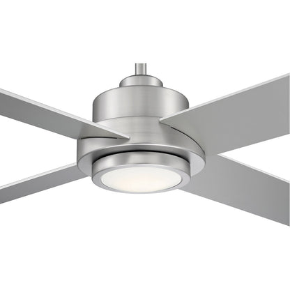 Meridian Lite Trends 56" LED Ceiling Fan in Brushed Nickel M2011BNRV