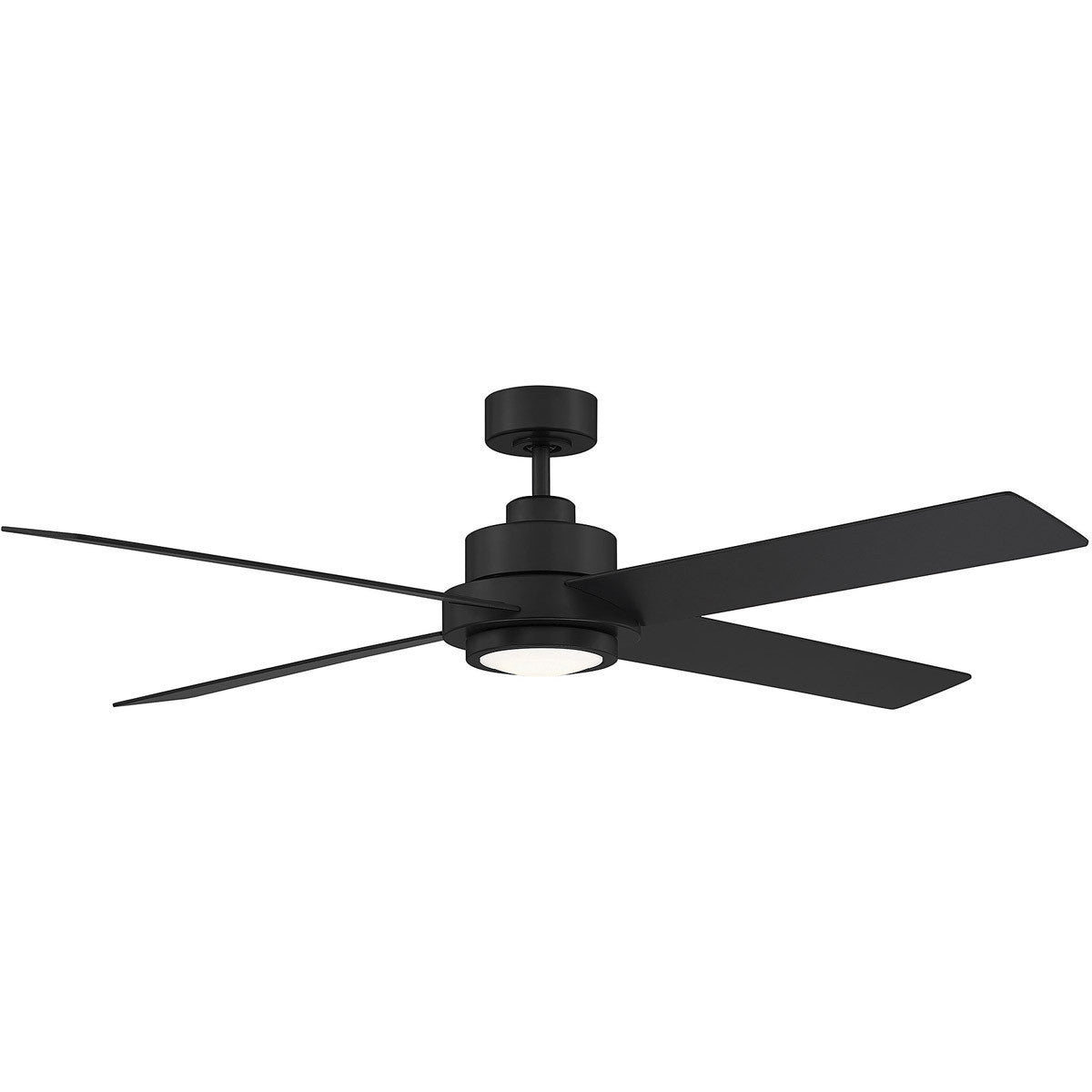 Meridian Lite Trends 56" LED Ceiling Fan in Matte Black M2011MBKRV