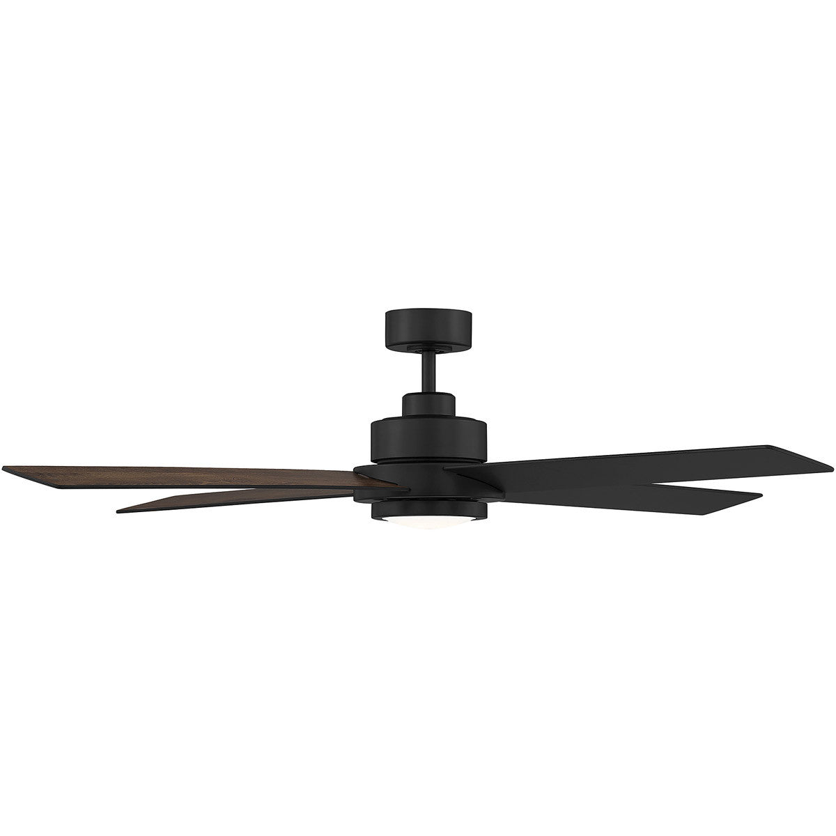 Meridian Lite Trends 56" LED Ceiling Fan in Matte Black M2011MBKRV