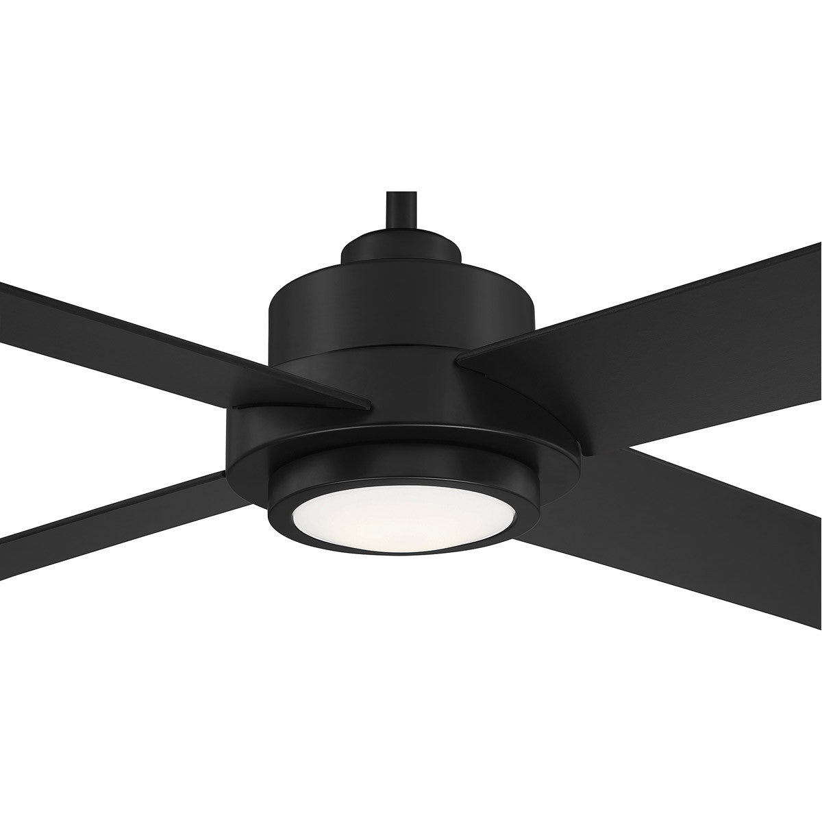 Meridian Lite Trends 56" LED Ceiling Fan in Matte Black M2011MBKRV