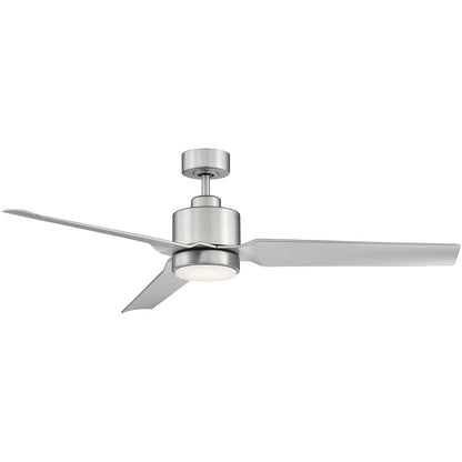 Meridian 52" LED Ceiling Fan in Brushed Nickel M2012BN