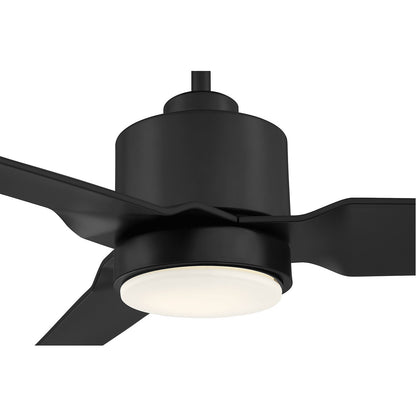 Meridian Lite Trends 52" LED Ceiling Fan in Matte Black M2012MBK