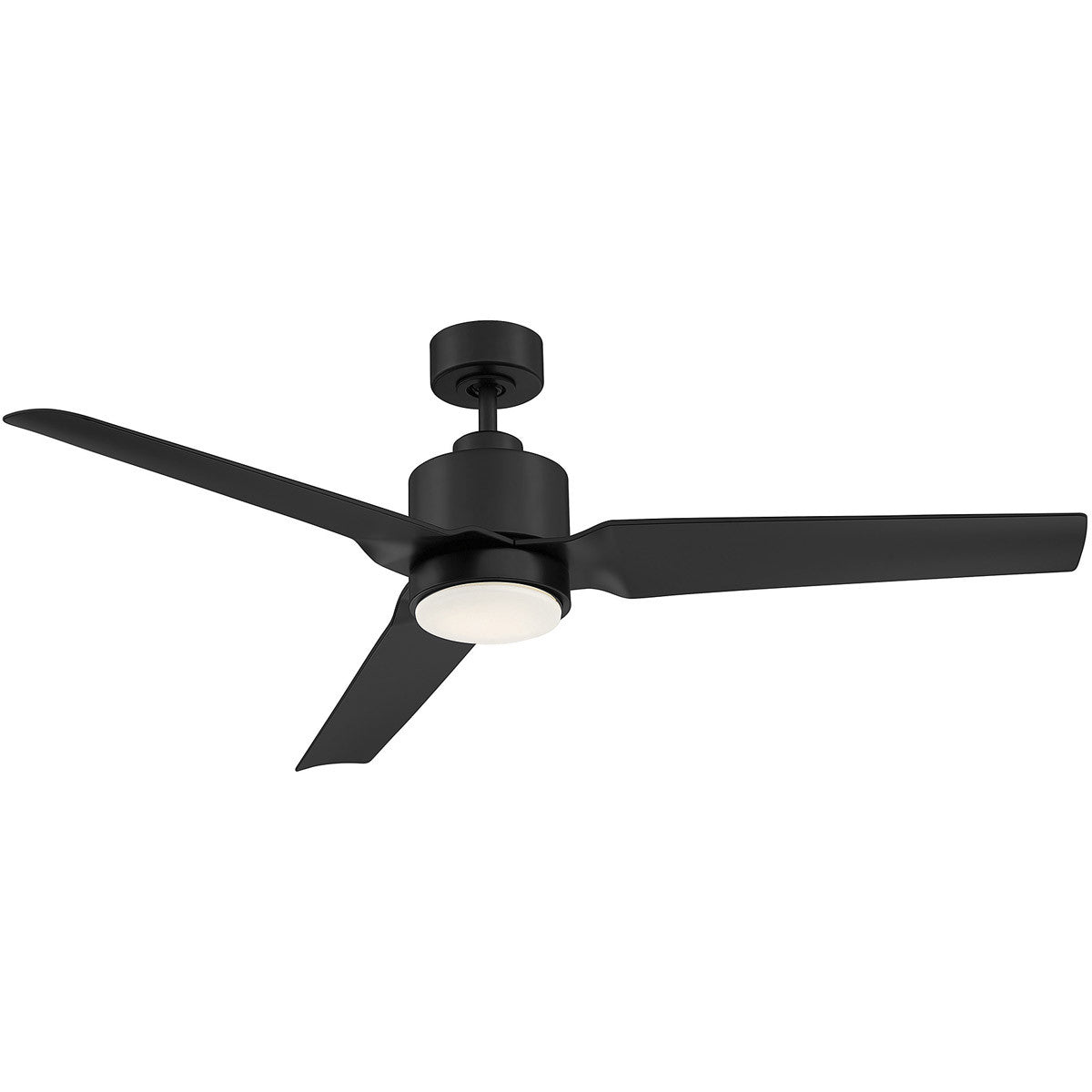 Meridian 52" LED Ceiling Fan in Matte Black M2012MBK