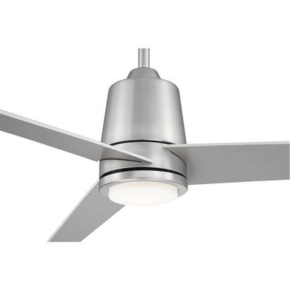 Meridian Lite Trends 56" LED Ceiling Fan in Brushed Nickel M2013BNRV