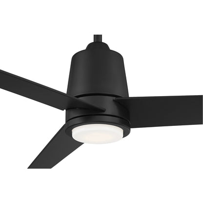 Meridian Lite Trends 56" LED Ceiling Fan in Matte Black M2013MBKRV