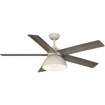 Meridian Lite Trends 52" LED Ceiling Fan in Distressed White M2014DWH