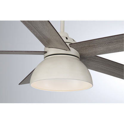 Meridian Lite Trends 52" LED Ceiling Fan in Distressed White M2014DWH