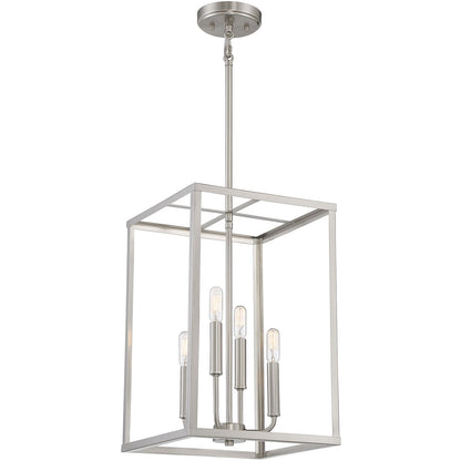 Meridian Lite Trends 4-Light Pendant in Brushed Nickel M30008BN