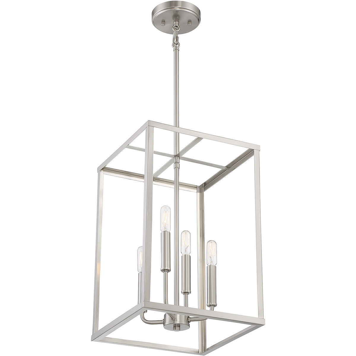 Meridian Lite Trends 4-Light Pendant in Brushed Nickel M30008BN