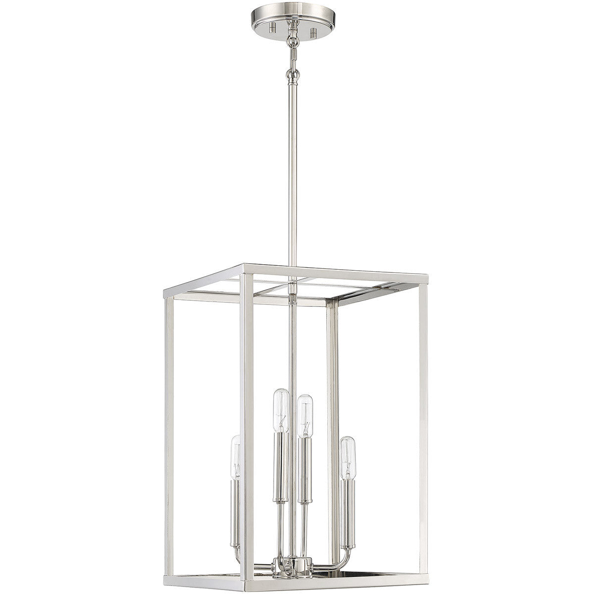 Meridian Lite Trends 4-Light Pendant in Polished Nickel M30008PN