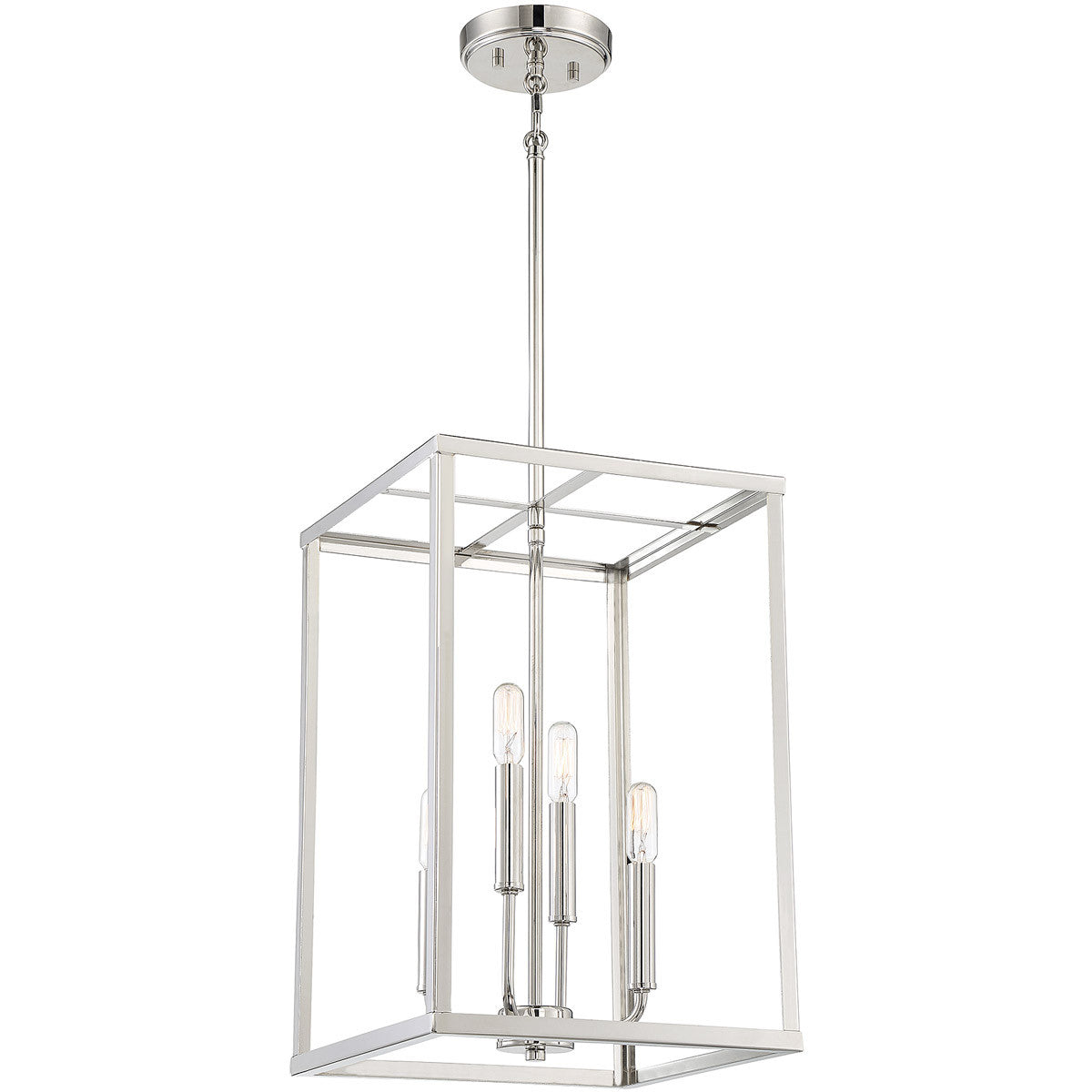 Meridian Lite Trends 4-Light Pendant in Polished Nickel M30008PN