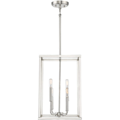 Meridian Lite Trends 4-Light Pendant in Polished Nickel M30008PN