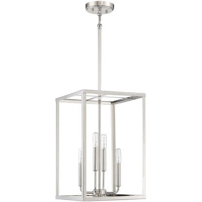 Meridian 4-Light Pendant in Polished Nickel M30008PN