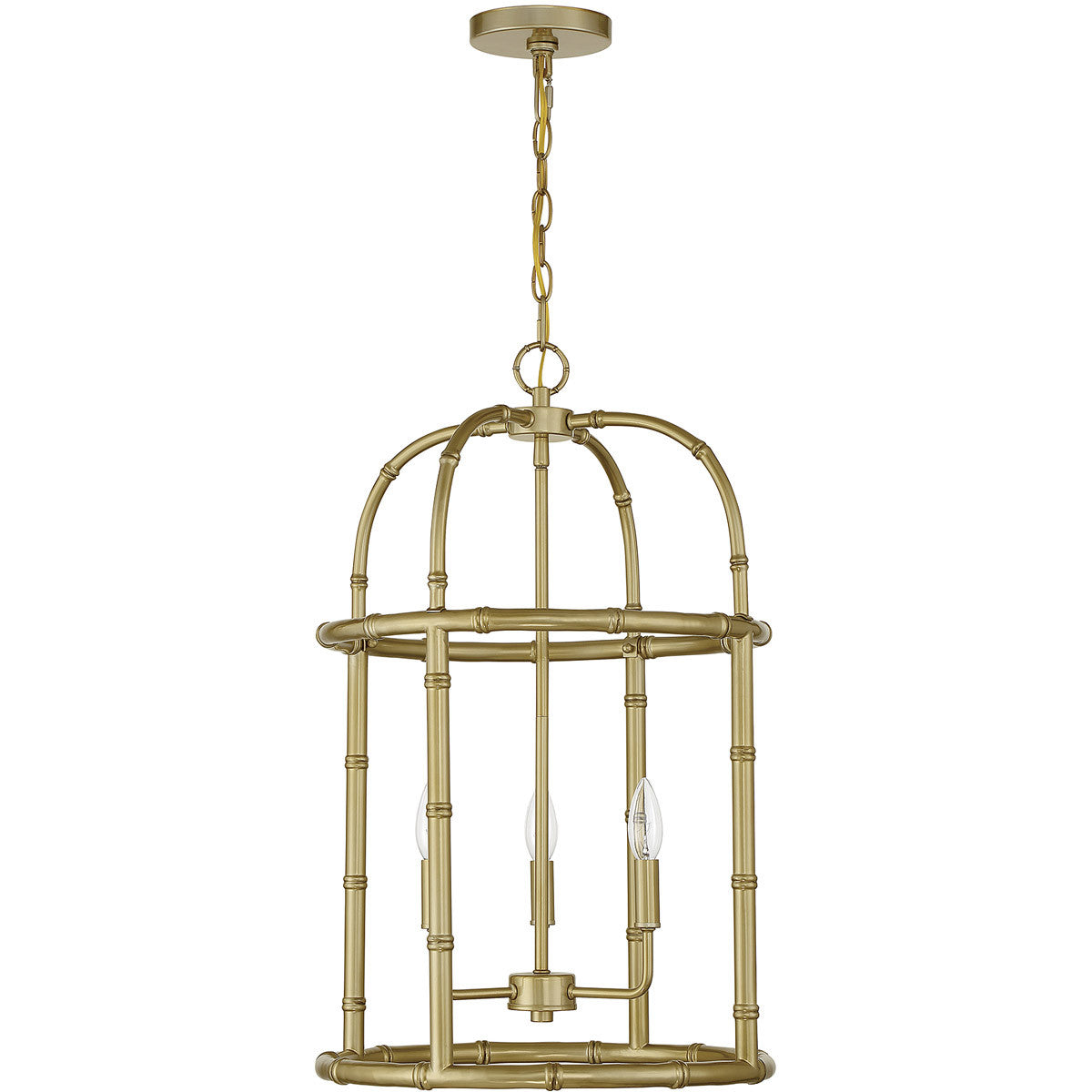 Meridian Lite Trends 3-Light Pendant in Burnished Brass M30010BB