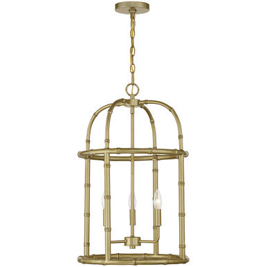 Meridian Lite Trends 3-Light Pendant in Burnished Brass M30010BB