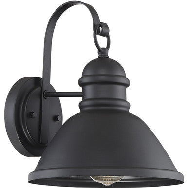 Meridian Lite Trends 1-Light Outdoor Wall Lantern in Matte Black M50016BK