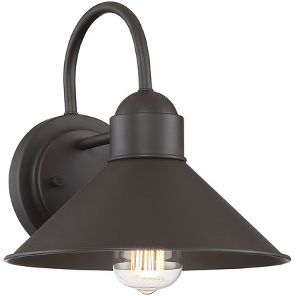 Meridian Lite Trends 1-Light Outdoor Wall Lantern in Oil Rubbed Bronze M50018ORB