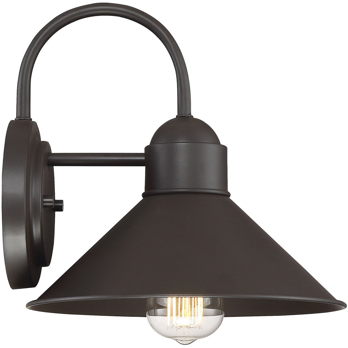 Meridian Lite Trends 1-Light Outdoor Wall Lantern in Oil Rubbed Bronze M50018ORB