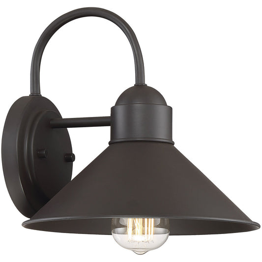 Meridian 1-Light Outdoor Wall Lantern in Oil Rubbed Bronze M50018ORB