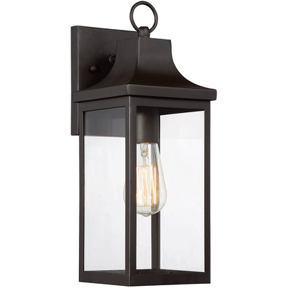 Meridian 1-Light Outdoor Wall Lantern in Oil Rubbed Bronze M50024ORB