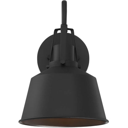 Meridian Lite Trends 1-Light Outdoor Wall Lantern in Matte Black M50049BK