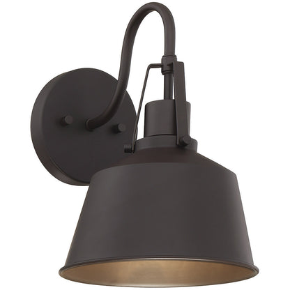 Meridian 1-Light Outdoor Wall Lantern in Oil Rubbed Bronze M50049ORB