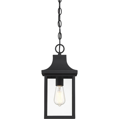 Meridian Lite Trends 1-Light Outdoor Hanging Lantern in Black M50052BK