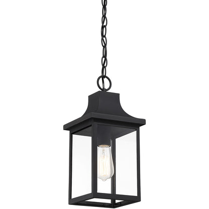 Meridian Lite Trends 1-Light Outdoor Hanging Lantern in Black M50052BK