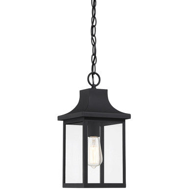 Meridian Lite Trends 1-Light Outdoor Hanging Lantern in Black M50052BK