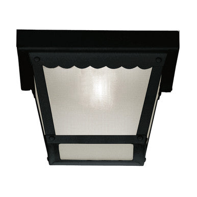 Meridian Lite Trends 1-Light Outdoor Ceiling Light in Black M50058BK