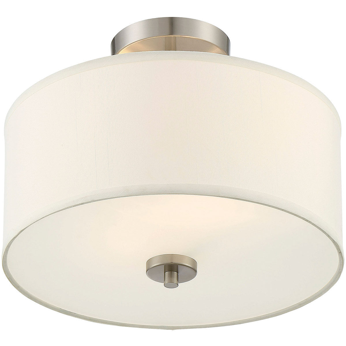 Meridian Lite Trends 2-Light Ceiling Light in Brushed Nickel M60008BN