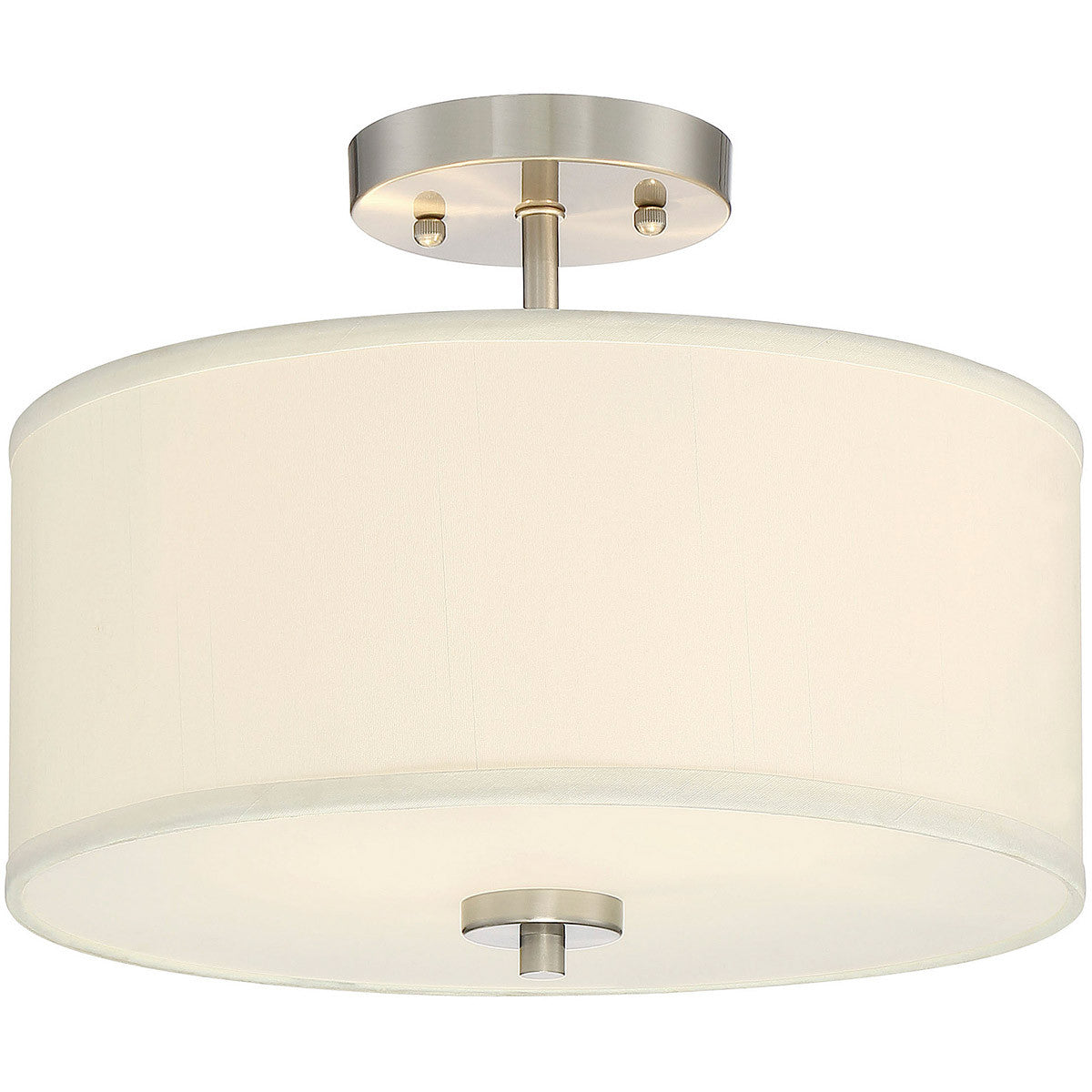 Meridian Lite Trends 2-Light Ceiling Light in Brushed Nickel M60008BN